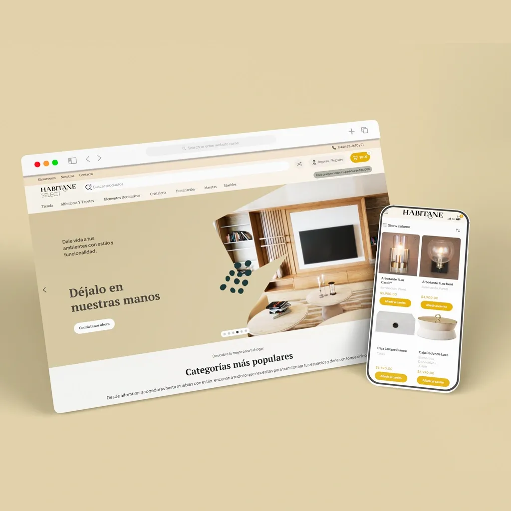 Habitane: Tienda online · WooCommerce